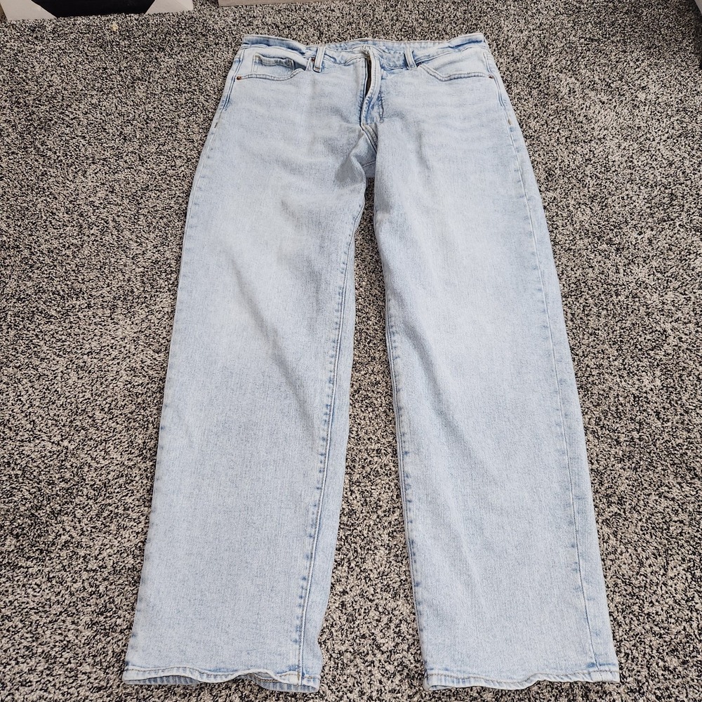 Old Navy High Rise OG Loose Women's Size 16 Tall Lightwash Relaxed Mom Jean 90s